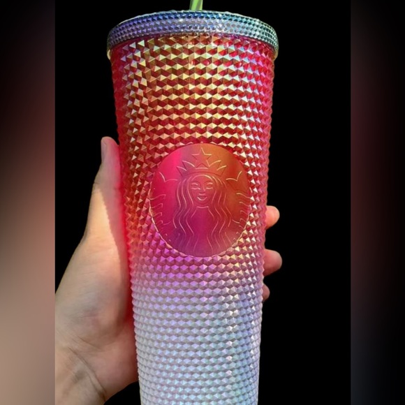 Starbucks Philippine Dragon Fruit Studded Cup Tumbler Ombre Venti Overseas 2023 - Picture 3 of 8